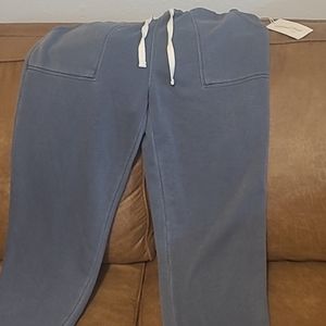 Dark black gray sweat pants